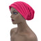 Candy Color Ladies Head Wraps Muslim Hijab Bonnets Fashion Headgear Trending Elastic Full Body Pleated Turban Cap for Women