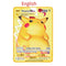10000HP Arceus Vmax DIY Golden Pokemon Cards in English Iron Metal Pokmo Letters Kids Gift Game Collection Cards