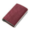 Custom Name Business Bank Credit Card Holder Men Wallet Coin Leather Wallet RFID Aluminium Box CardHolder with Money Clips Purse