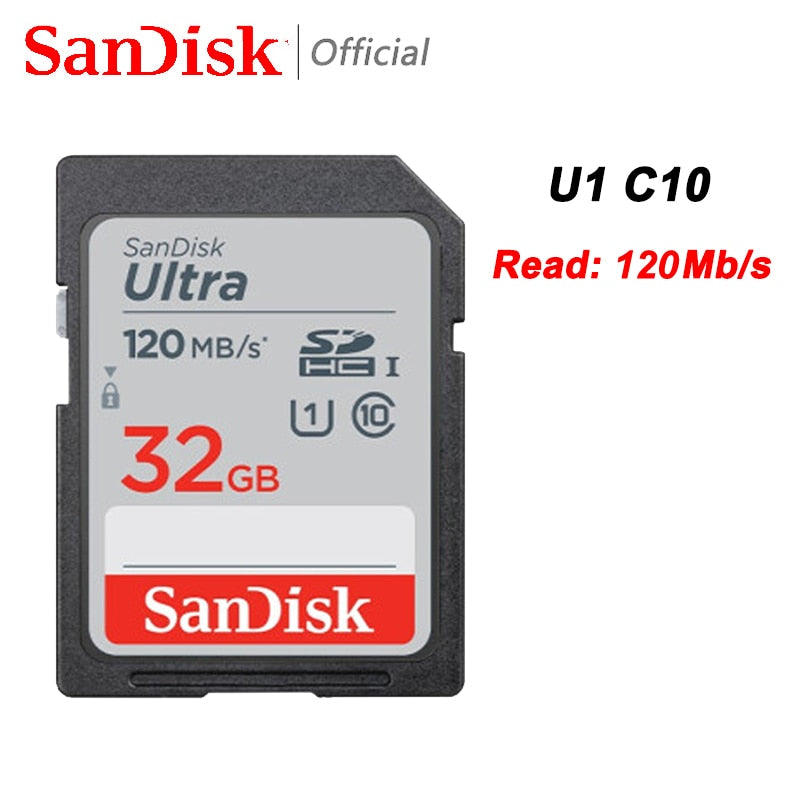SanDisk Extreme Pro/Ultra SD Card 64GB SDXC SD 128GB 32GB Class10 Flash Memory Card 256GB 512GB 1TB SD Cards 4K SDHC For Camera