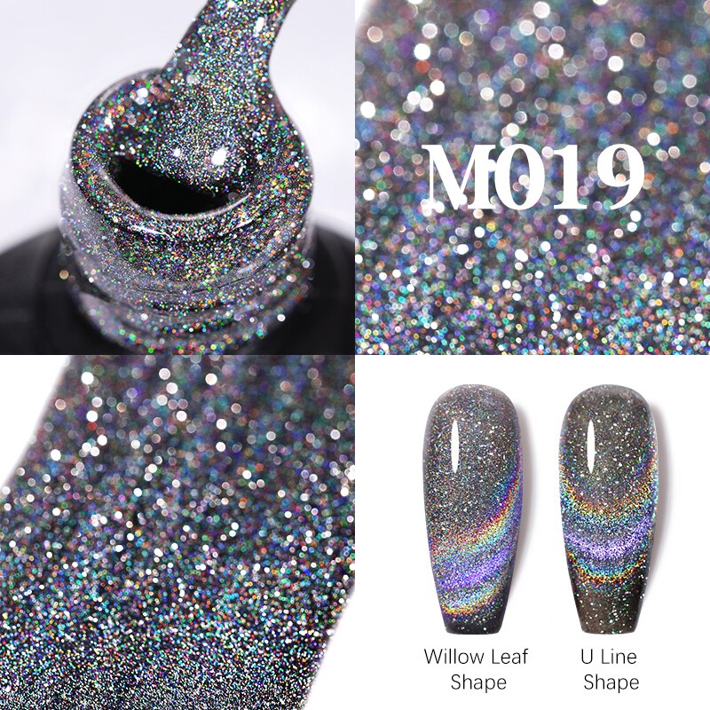 UR SUGAR Sparkling Gel Nail Polish Reflective Glitter Nail Gel Semi Permanent Nail Art Varnish For Manicures Need Base Top Coat