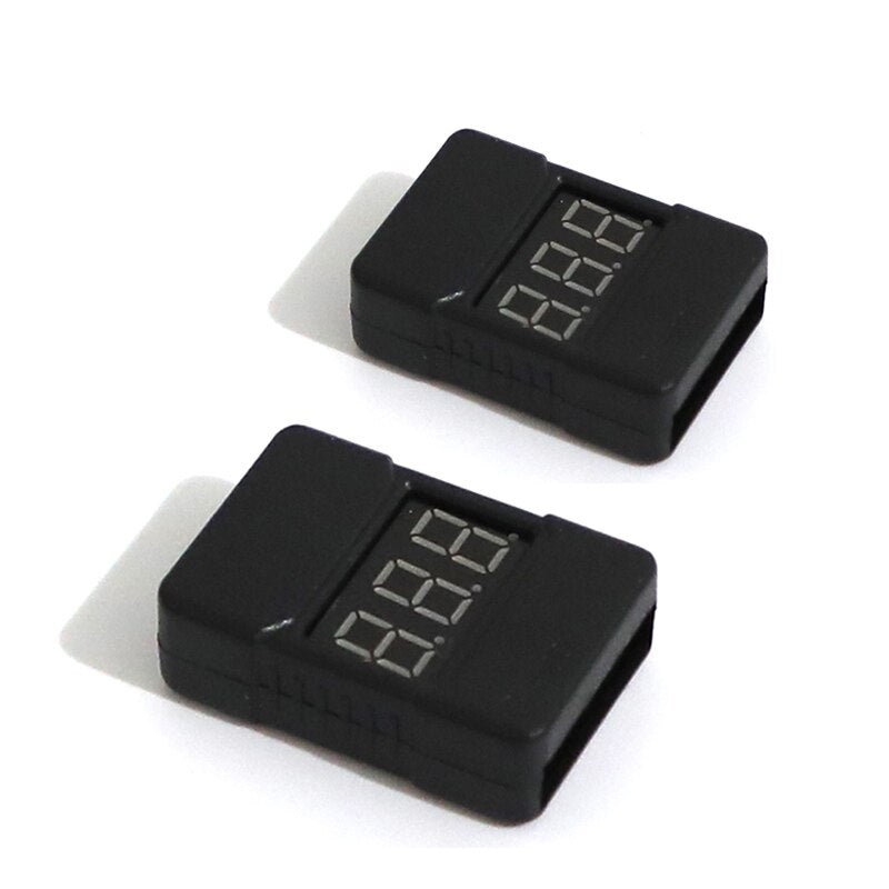 1pcs or 4pcs Hot Sell 2s 2s 3s 4s 5s 6s 7s 8S 1-8S LED Low Voltage Buzzer Alarm Lipo Voltage Indicator Checker Tester Wholesale
