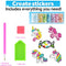 Kids Big Gem Diamond Painting Kit Create 12 Stickers DIY Arts Crafts Girls Boys Magical 5D Diamond Painting by Numbers Toys Gift