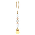 Pacifier Clips Chain Silicone Beads BPA Free DIY Dummy Clip Holder Soother Chains Baby Teething Toys Chew Gifts