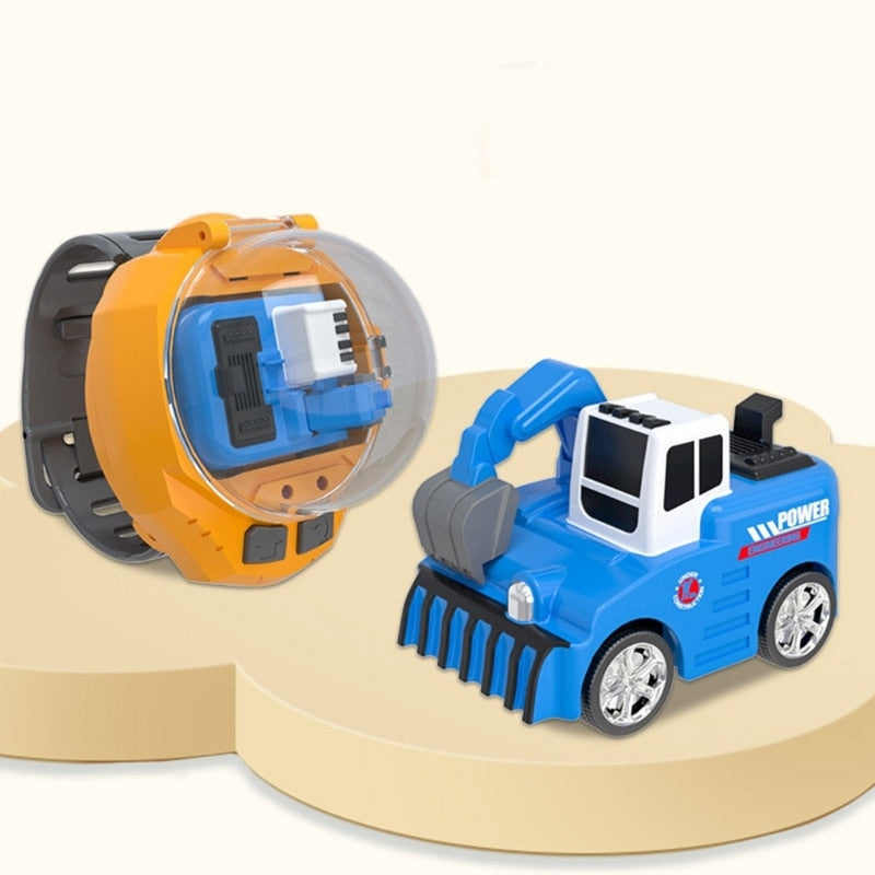 Mini Watch Control Car Cute RC Car Accompany with Your Kids Gift for Boys Kids on Birthday ChristmasWatch RC Car Toy 87HD