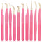 1 Pcs Eyelashes Tweezers Stainless Steel superhard Tweezers High Precision Anti-static tweezers for Eyelash Extensions