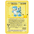 Newest Pokemon Vmax V GX EX Shiny Gold Metal Card PV French Game Tag Team Fighting Ordering Series Child Christmas Gift