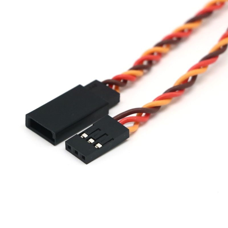 10pcs 10 / 15 / 30 / 50 / 100cm Servo Extension Cable 30 / 60coreFor Futaba JR Anti-interference Servo For RC Helicopter Part/