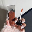 Black Mirror Water Lip Glaze High Gloss Moisturizing Sexy Red Lip Tint Lipstick Makeup Longlasting Color Non-stick Cup Lip Gloss