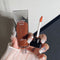 Black Mirror Water Lip Glaze High Gloss Moisturizing Sexy Red Lip Tint Lipstick Makeup Longlasting Color Non-stick Cup Lip Gloss
