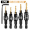 5pcs Countersink Drill Bit Carpentry Drill Set Drilling Pilot Holes For Screw Sizes #5 #6 #8 #10 #12 Drilling Woodworking Tools