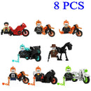 Disney 4cm Children Anime figure Building Blocks Kid Gift Toy Model Mini City Movies Characters Figurine Compatible With Lego