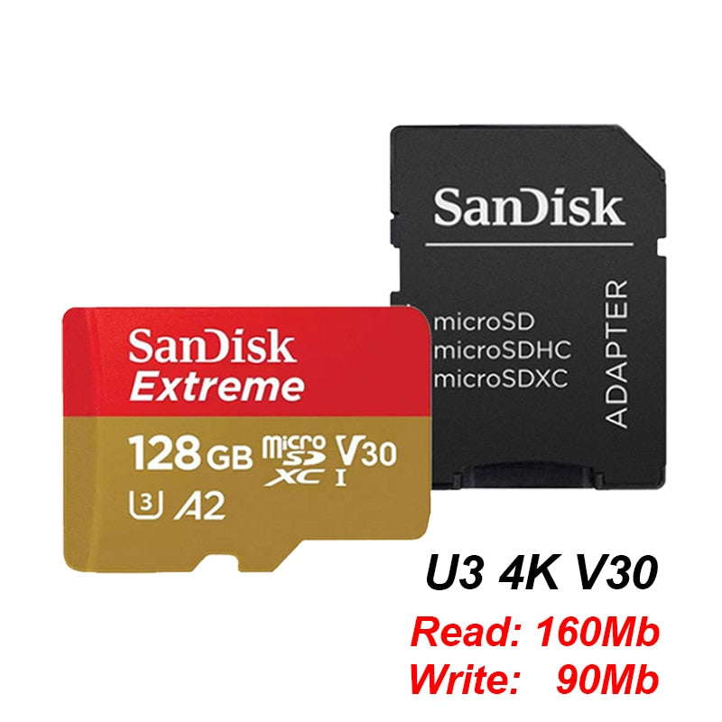 Sandisk Ultra Micro SD 128GB 32GB 64GB 256GB 400GB 512GB 1TB Micro SD Card SD/TF Flash Card Memory Card 128 gb microSD for Phone