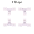 LED Strip Solderless Led Connector 2/3/4/5PIN  L/T/X Shape Corner Connector For 10mm WS2811 WS2812 3528 5050 RGB Led Strip Light