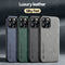 Ultra-thin Silky Feel Magnetic Phone Case For iPhone 13 11 12 14 Pro Max XS XR X 7 8Plus Luxury Texture Leather Protection Case