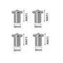 6/8/10/12mm Panel Furniture Positioning Carpentry Log Dowel Tips Round Log Pin Locator Wooden Pin Center Punching Accessories