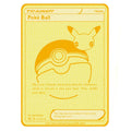 Newest Pokemon Vmax V GX EX Shiny Gold Metal Card PV French Game Tag Team Fighting Ordering Series Child Christmas Gift