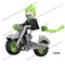 LG1002 Disney Building Blocks Luminous With Motorcycle Plastic mini action toy Figures Children Toys birthday gifts