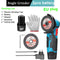 12V Brushless Angle Grinder with Lithium Battery 15000Rpm Grinder Cutter for Cutting Polishing Ceramic Tile Wood Stone Steel