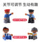 Big Size Action Figures City Princess Policemen Family Building Block Doll Character Accessory Toys Assembly Children Kids Gift