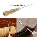 Leather Craft Sewing Kit Waxed Thread Hand Quilting Needles Sewing Awl for Beginner Leather Upholstery Repair, Stitching, Sewing