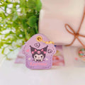 Kawaii Sanriod Accessories Kitty kuromi My Melody Cartoon Silicone Case Backpack Pendant Keychain Anime Toys for Girls Gifts