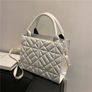 2022 New Spring Women Shoulder Bag Trendy Plaid Pu Leather Crossbody Bags Fashion Ladies Handbags Brand Designer Top Handle Bag