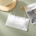 Fashion Women Sling Tube Top Sexy Bra Top Breathable Chest Pad Wearing Underwear Seamless Ice Silk Breast Wrap Lingerie Female