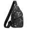 Men Anti Theft Chest Bag Shoulder Bags USB Charging Crossbody Package School Short Trip Messengers Bags Men&#39;s Leather Sling Pack
