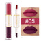 5 In 1 Matte Lipstick Kit Combo Strip Velvet Sexy Red Lip Tint Non-stick Cup Lip Gloss Lip Oil Makeup Lips Cosmetic Set