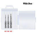 New Titanium Plated Hex Shank HSS Screw Thread Metric Tap Drill Bits Screw Machine Compound M3 M4 M5 M6 M8 M10 Hand Tools