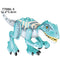 Jurassic Dinosaurs Building Blocks Indominus Rex DIY Tyrannosaurus Action Figure Models Children Toys Animals Gifts