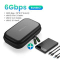 UGREEN HDD Case 2.5 SATA to USB 3.0 Adapter Hard Drive Enclosure for SSD Disk HDD Box Type C 3.1 Case HD External HDD Enclosure