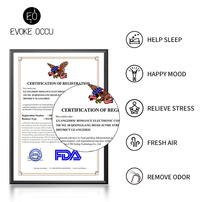 With Dropper 10ml Fragrance Oils-EVOKE OCCU Undiluted Perfume Oil For Home Hotel Travel Aromatherapy Diffuser Aroma Humidifier