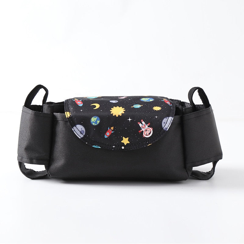 Universal Buggy Baby Pram Organizer Bottle Holder Multipurpose Baby Stroller Accessory Stroller Caddy Storage Bag Mummy Bag