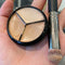 3-Color Concealer Palette Moisturize Long Lasting Cover Dark Circles Acne Pores Cream Shading Highlighter Face Makeup Cometics