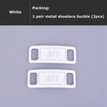 2pcs/pair Shoelace Buckle Metal Shoelaces AF1 Shoelaces Buckle Accessories Metal Lace Lock DIY Sneaker Kits Metal Lace Buckle
