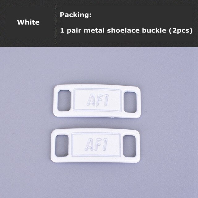 2pcs/pair Shoelace Buckle Metal Shoelaces AF1 Shoelaces Buckle Accessories Metal Lace Lock DIY Sneaker Kits Metal Lace Buckle