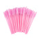 zwellbe Good Quality Disposable 50 Pcs/Pack Crystal Eyelash Makeup Brushes Eyebrow Brush Mascara Wands Eyelash Extension Tool