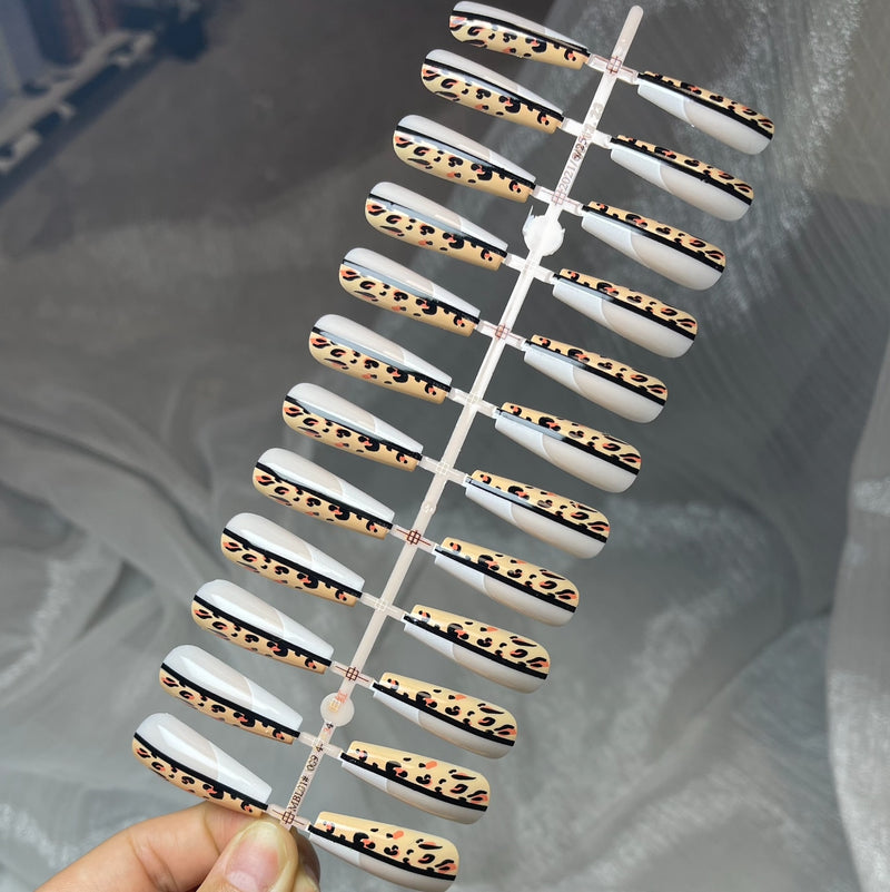 24Tips/Set Matte Super Long Coffin False Nail Artificial Fingernails Fake Nails Nail Beauty Finger Manicure Free Shipping Items
