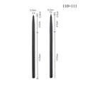 Professional Eye Makeup Brushes Black Flat Eyeliner Brush Eyebrow Application Lip Makeup Brush Eye Patch Makeup Tools 2/3pcs