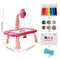 Children Led Projector Art Drawing Table Toys Kids Painting Board Desk Arts Crafts Educational Learning Paint Tools Toy for Girl