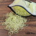 1000PCS Disposable Rubber Band Hairband For Children  Ponytail Hairs Ties Colourful Elastic Hair Bands Baby Hair Accessories