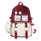 EnoPella Fashion Waterproof Women Backpack Teenager Girl Kawaii BookBag Laptop Rucksack Cute Student School Bag Mochila Female