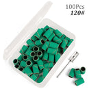 100pcs 80''/120''/180" Nail Art Sanding Bands Gel Polish Remover Tool Accessory for Electric Nail Machine Nail Drill Bits