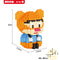 Disney DIY LinaBell assembly buildding blocks Goofy Pluto Anime Mini Action Figures Educational Toys kids Birthday Gifts
