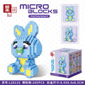 Disney DIY LinaBell assembly buildding blocks Goofy Pluto Anime Mini Action Figures Educational Toys kids Birthday Gifts