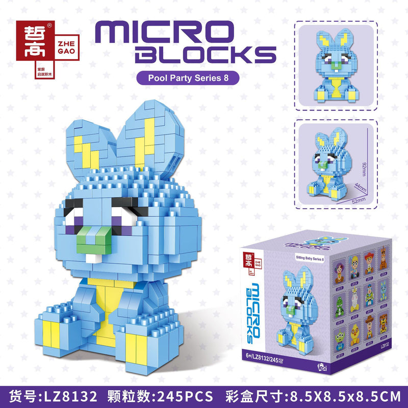 Disney DIY LinaBell assembly buildding blocks Goofy Pluto Anime Mini Action Figures Educational Toys kids Birthday Gifts