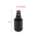 360 Degree Swivel Knuckle Joint Air Impact Wobble Socket Adapter Hand Tool 1/2  3/8 1/4