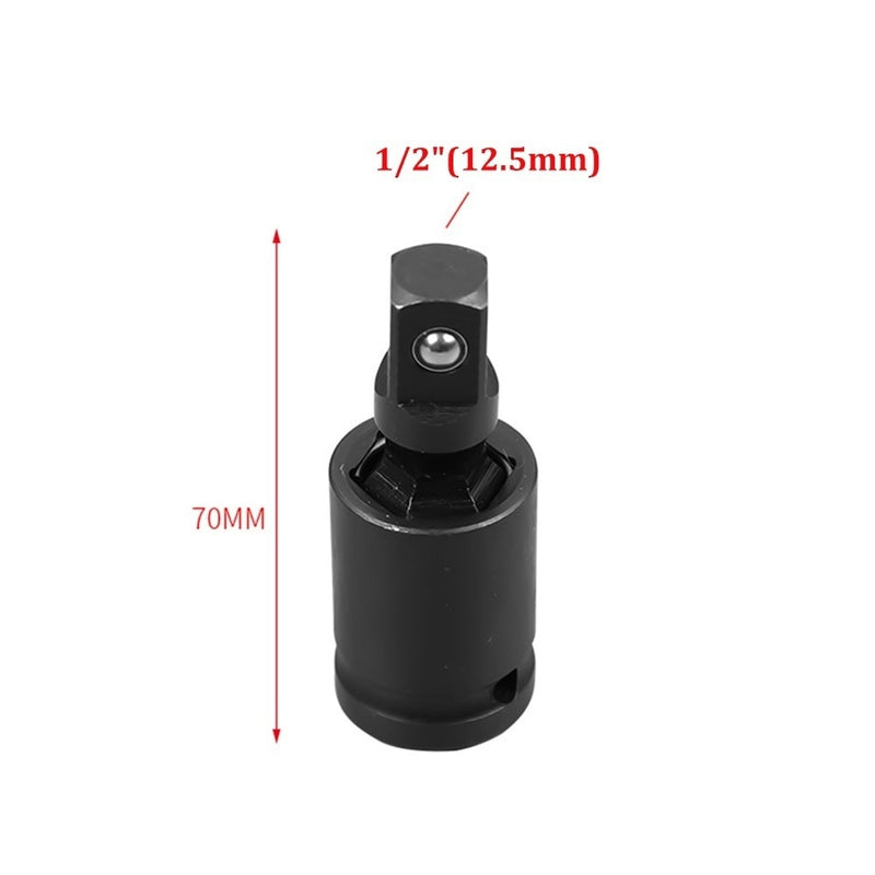 360 Degree Swivel Knuckle Joint Air Impact Wobble Socket Adapter Hand Tool 1/2  3/8 1/4
